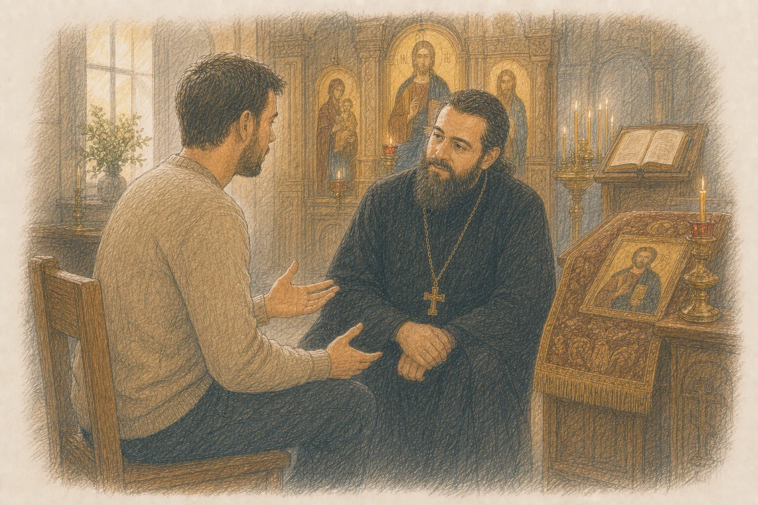 Подготовка к первой исповеди